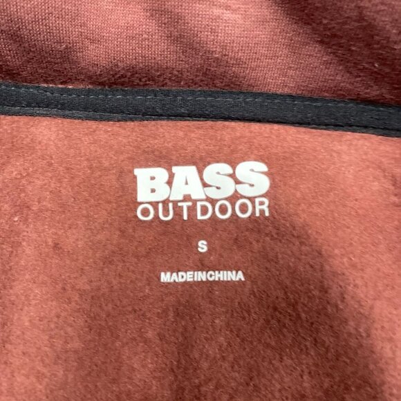 Bass Outdoor Convertible Hoodie Rum Raisin S NWT 6305 - Picture 3 of 8